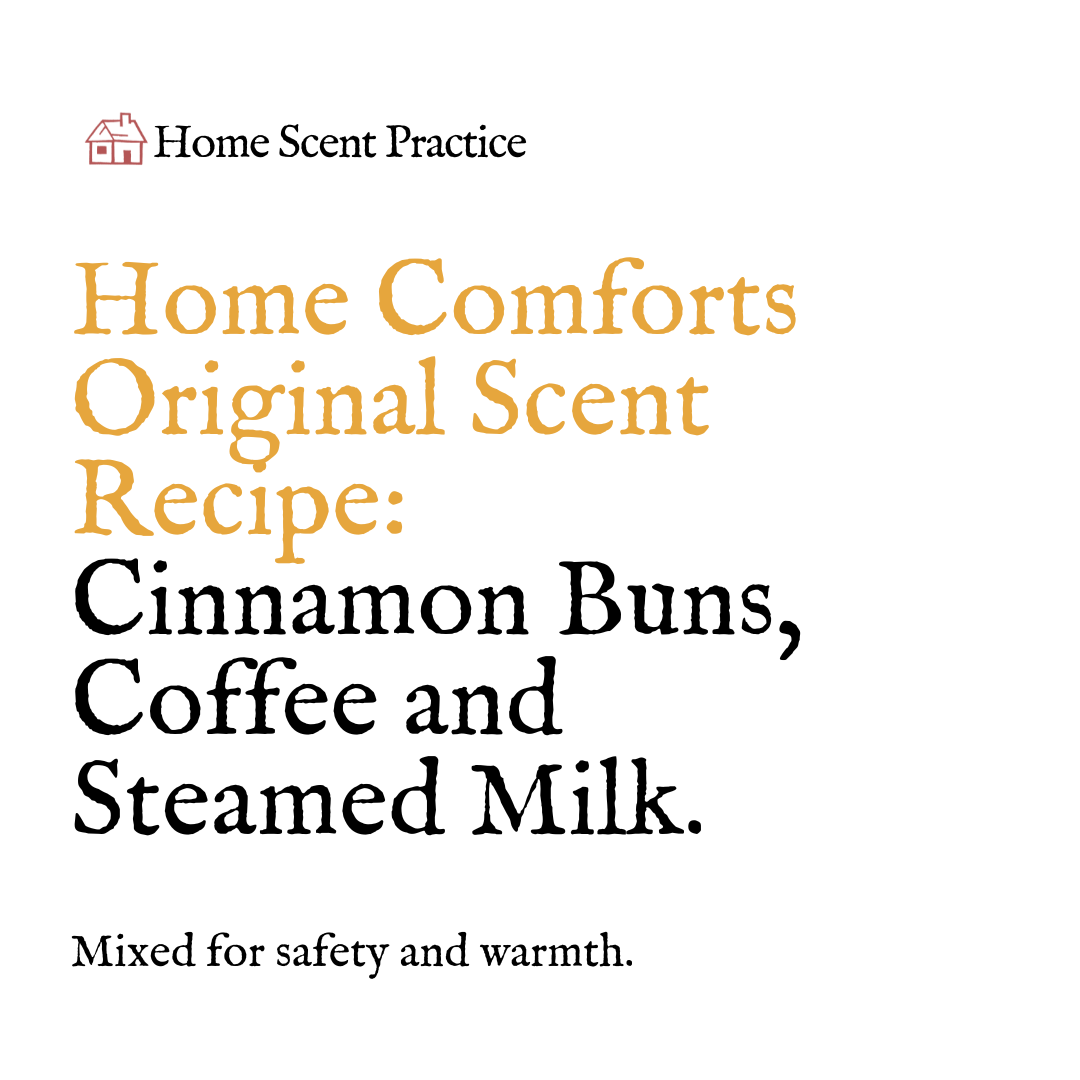 'Home Comforts' Candle Refill: Cinnamon Buns, Coffee and Steamed Milk