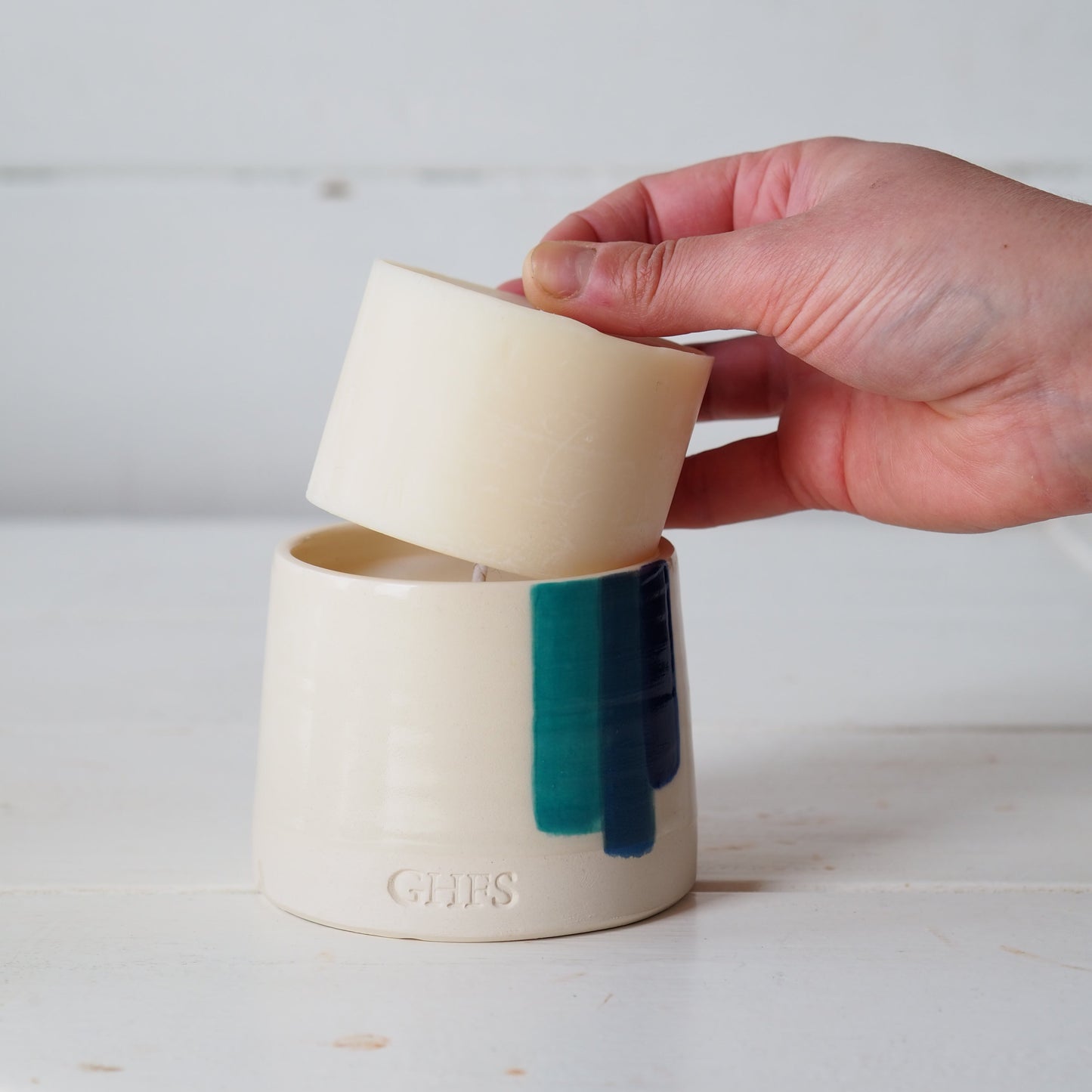 New Home refillable candle