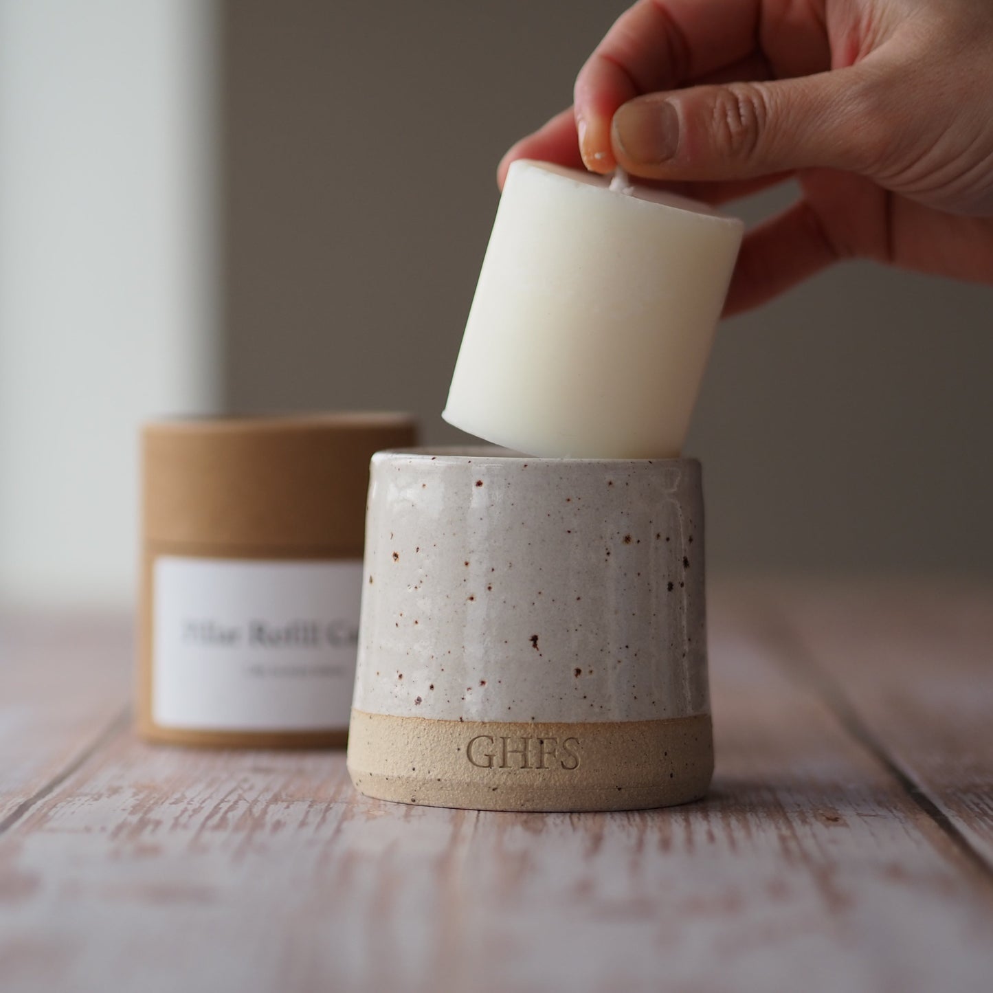 Smaller Candle Refill 'February: Rosemary'