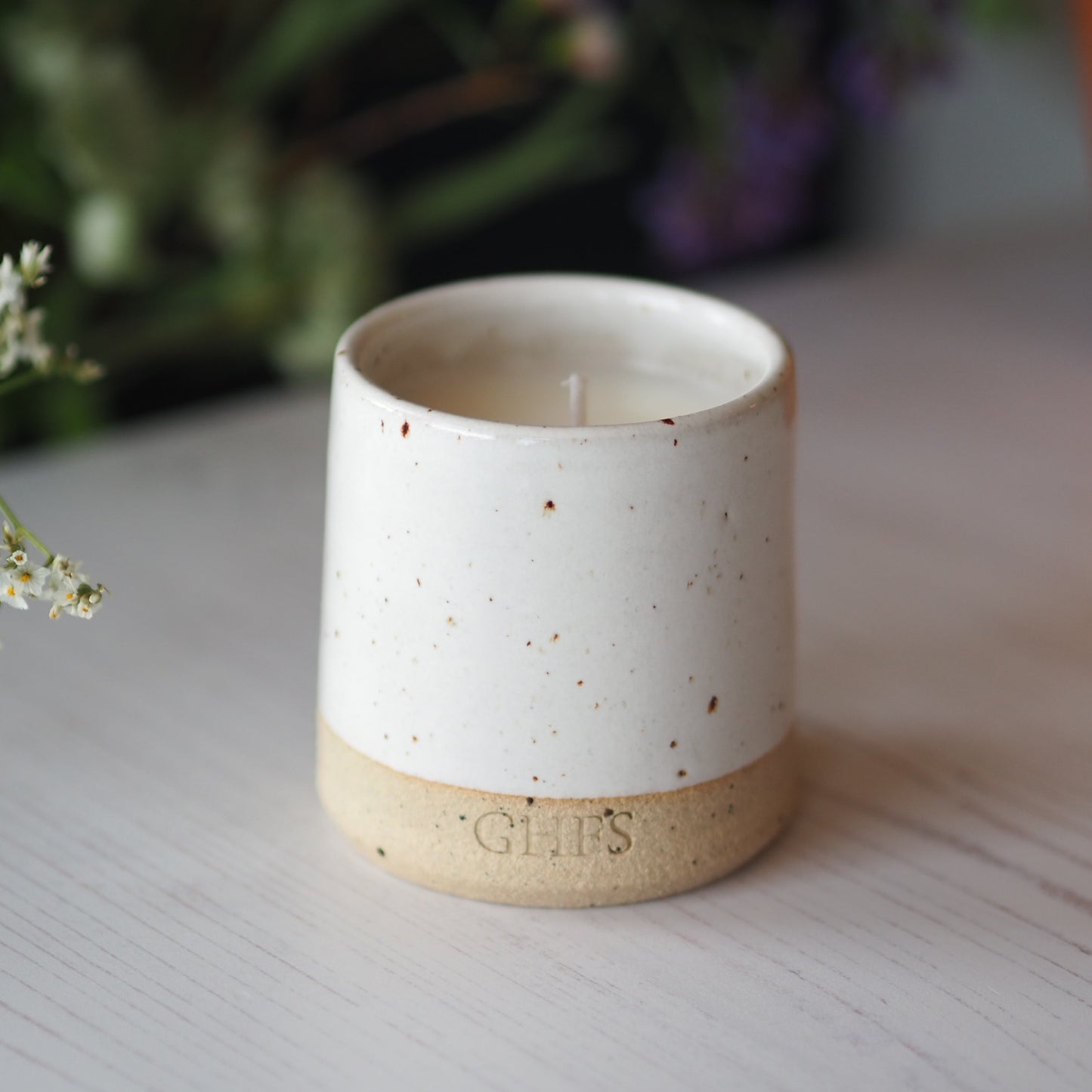 ‘March’ Refillable Scented Candle: Bluebell & Moss