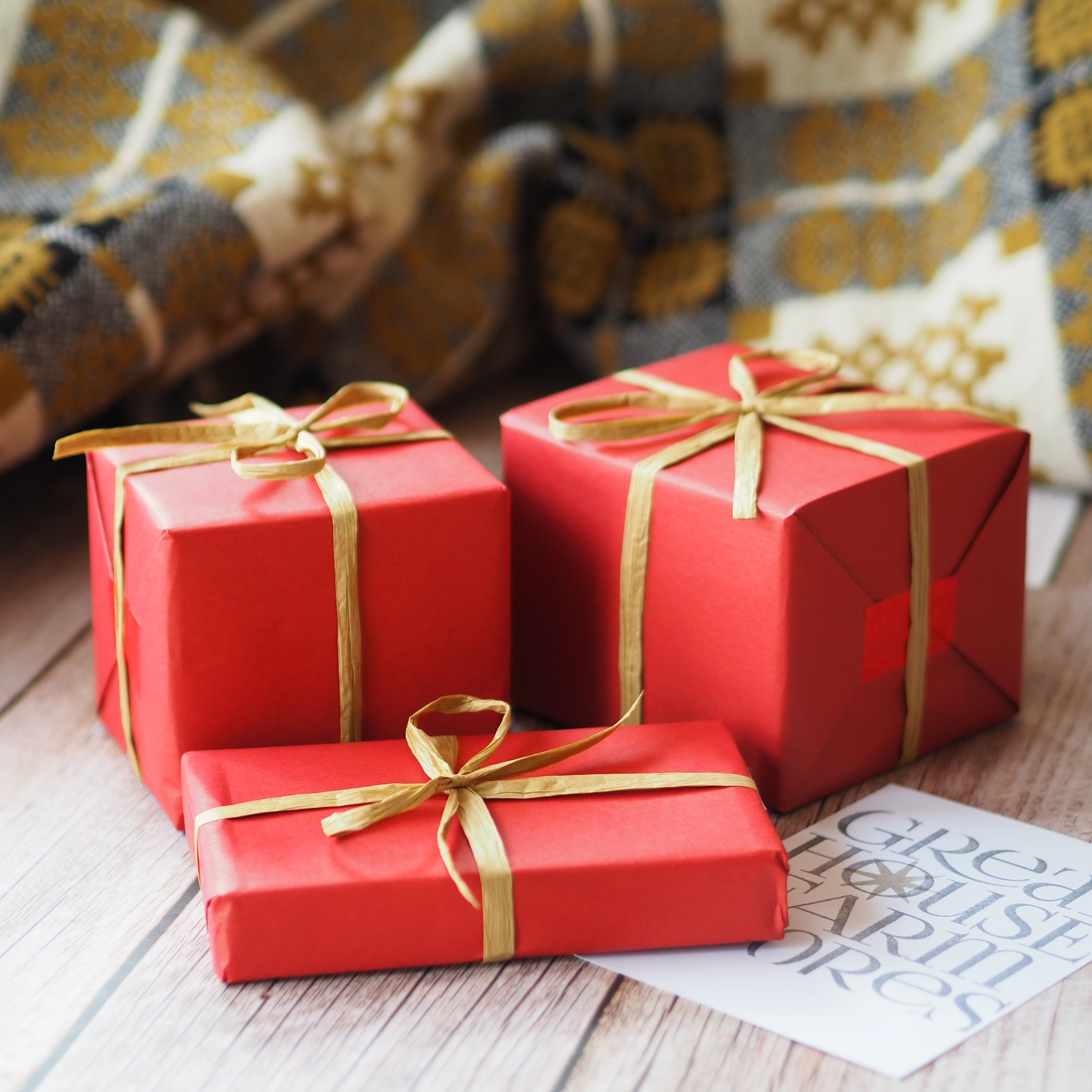 Christmas Gift Wrapping from Great House Farm Stores