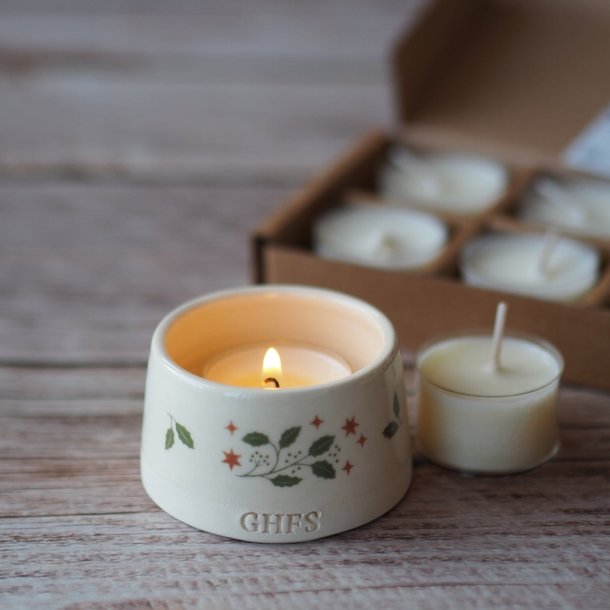 christmas tealight pack lifestyle