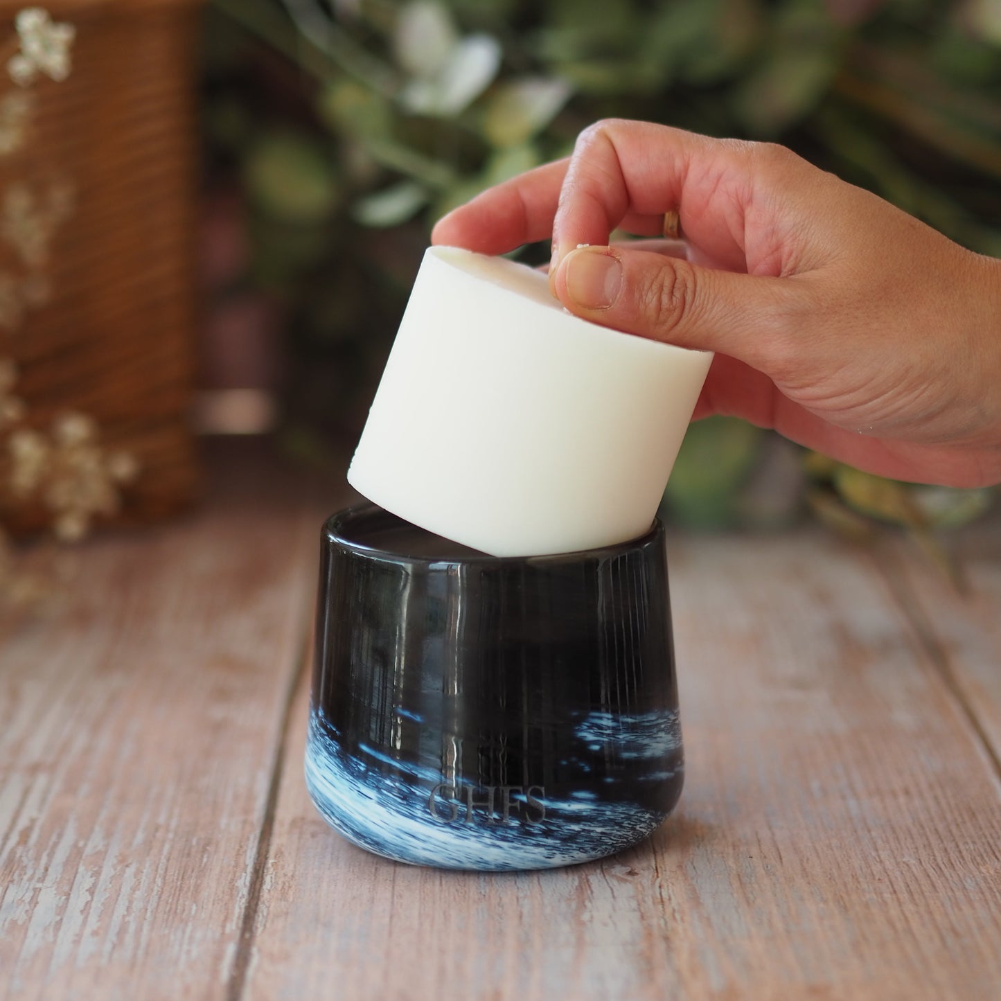 milky way candle autumn