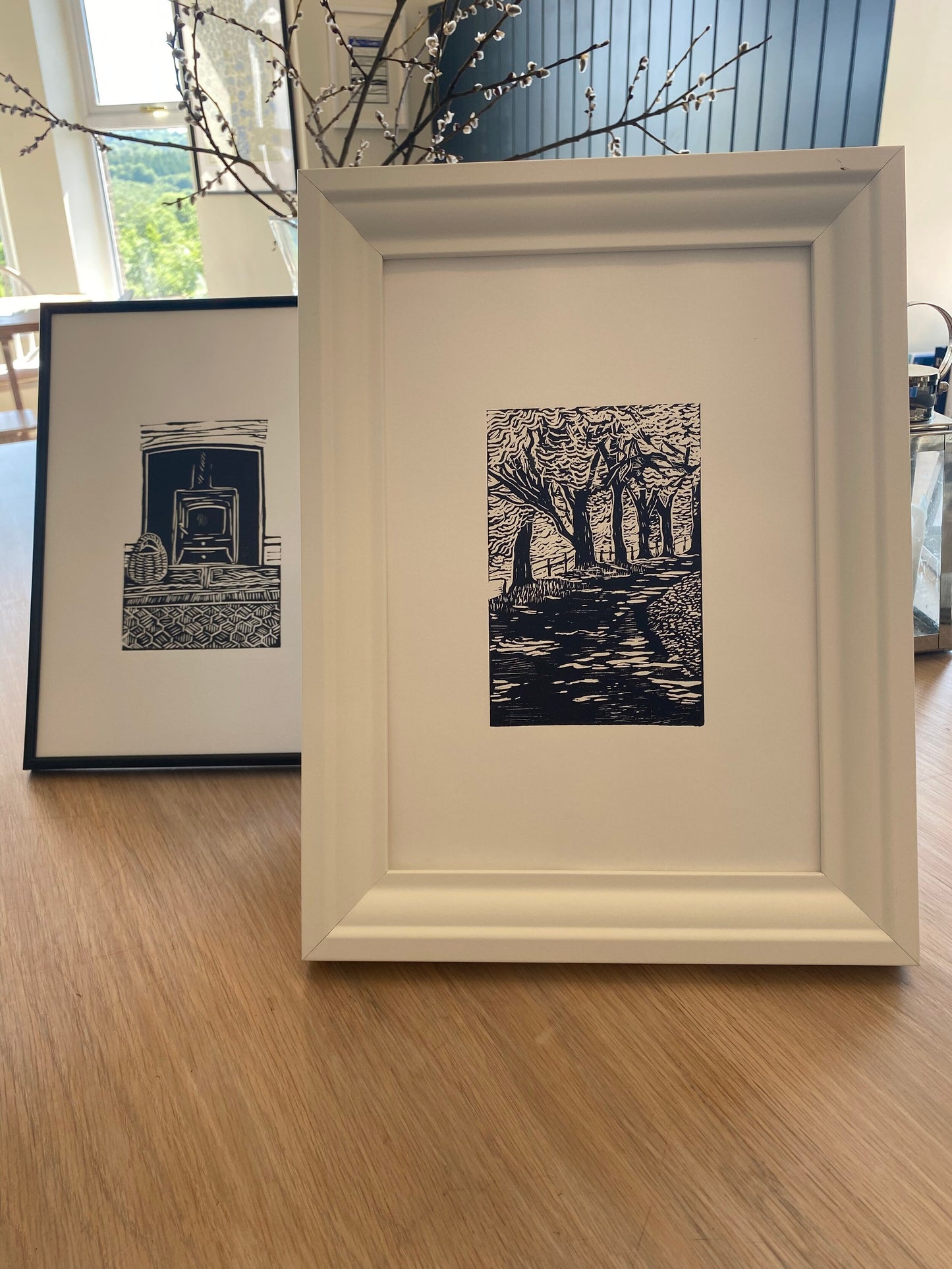 'Heading Home’ original linocut print