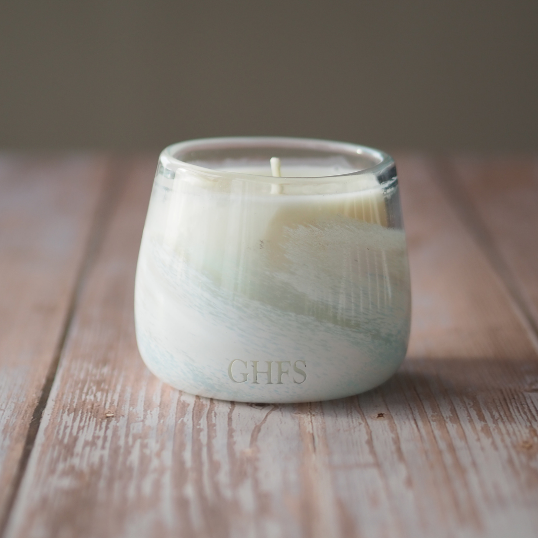 ‘Milky Way’ Refillable Scented Candle: Lavender, Vanilla Milk and Rained-Upon Hazelnut Trees
