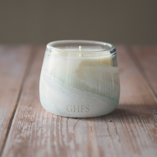 ‘Harvest Moon’ Refillable Scented Candle: Fallen Leaves and Soft Oakmoss