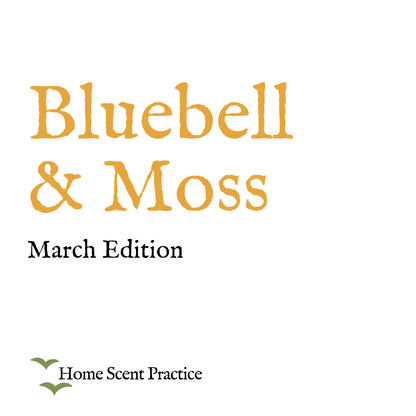 ‘March’ Refillable Scented Candle: Bluebell & Moss