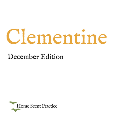 ‘December’ Refillable Scented Candle: Clementine