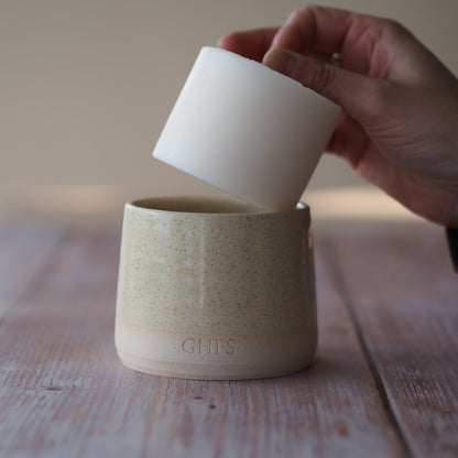 Almanac candle being refillable