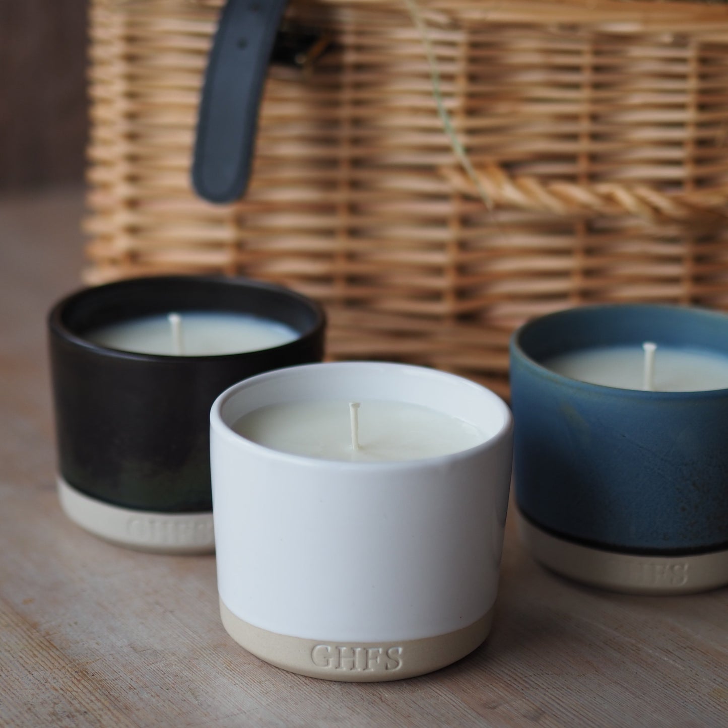 Aromatherapy refillable candle hamper contents