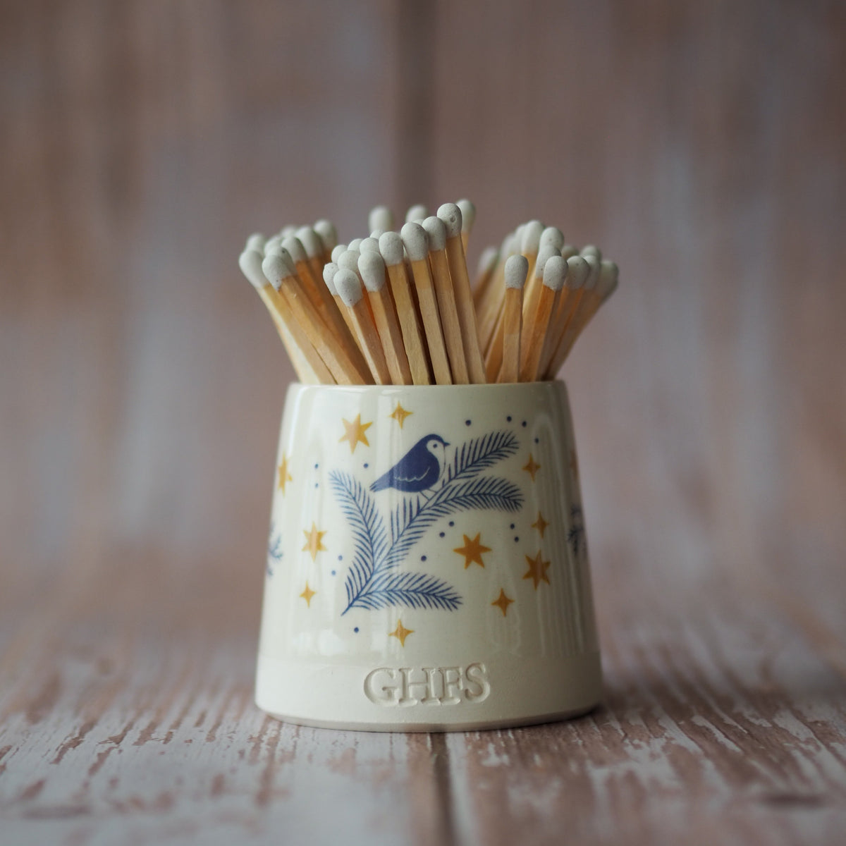 Christmas Design Edition I Ceramic Match Pot