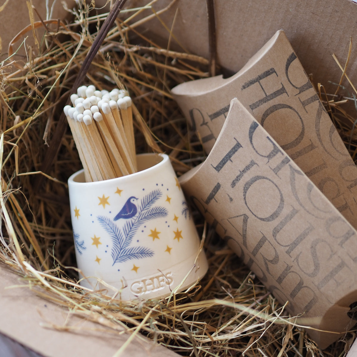 Christmas Match Pot gift box