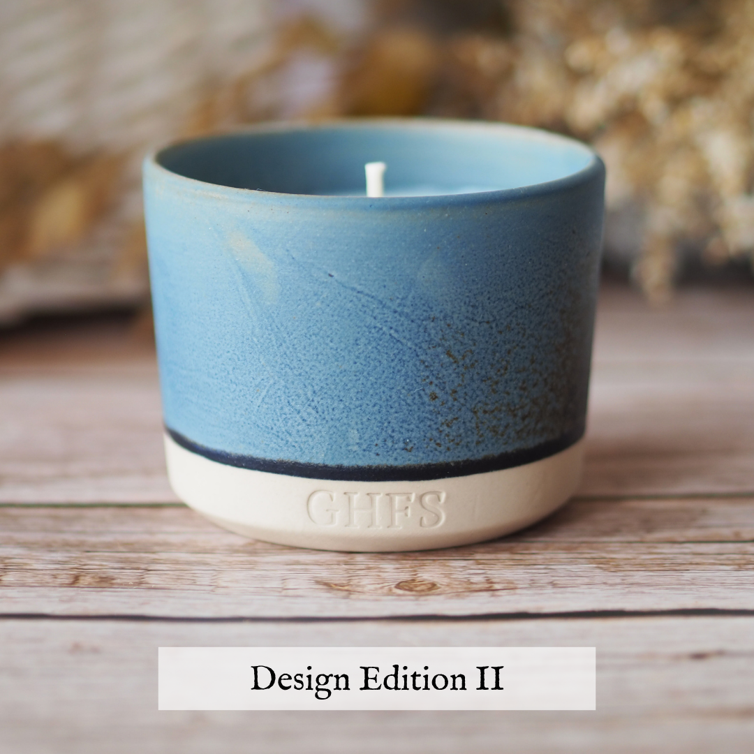‘Calm’ Refillable Scented Candle: Orange Blossom, Chamomile & Geranium