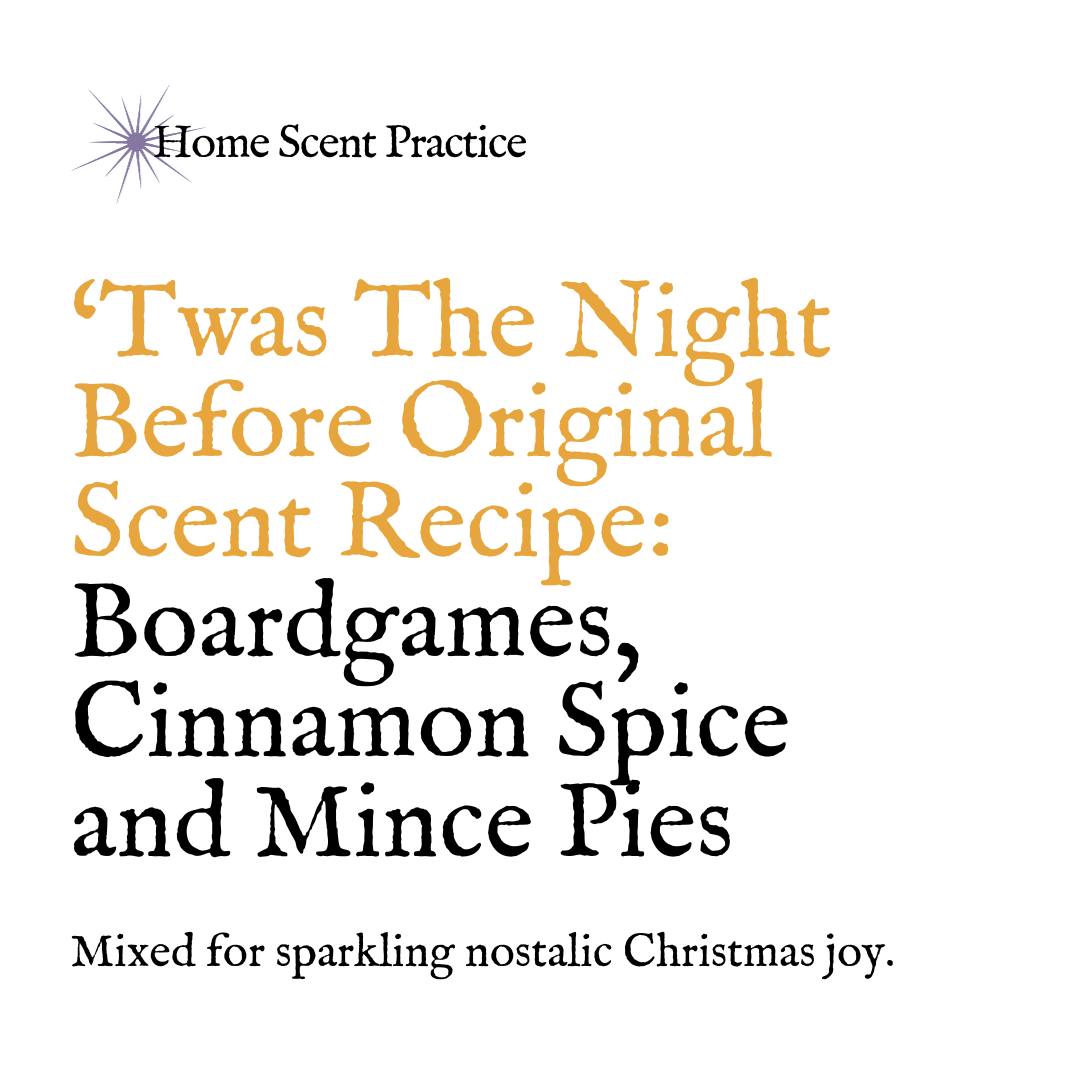 'Twas The Night Before' Refillable Christmas Scented Candle: Boardgames, Cinnamon Spice and Mince Pies