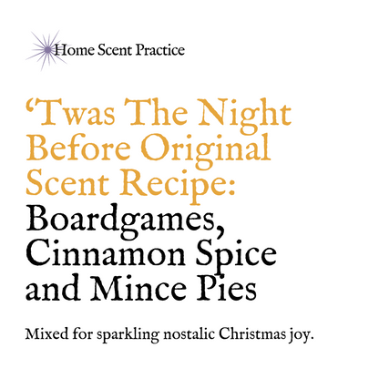 'Twas The Night Before' Refillable Christmas Scented Candle: Boardgames, Cinnamon Spice and Mince Pies