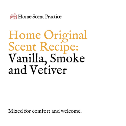 'Home' Candle Refill: Vanilla, Smoke and Vetiver