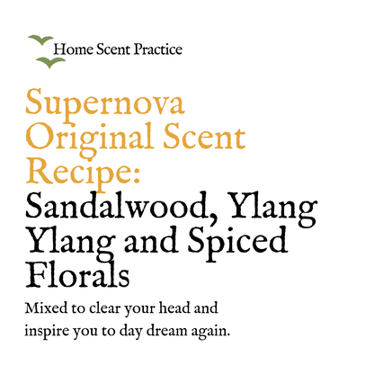 'Supernova' Candle Refill: Sandalwood, Ylang Ylang and Spiced Florals