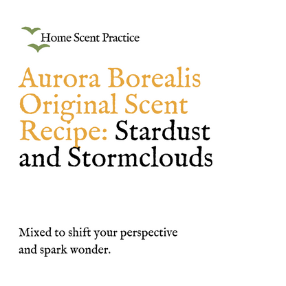 ‘Aurora Borealis’ Refillable Scented Candle: Stardust and Stormclouds