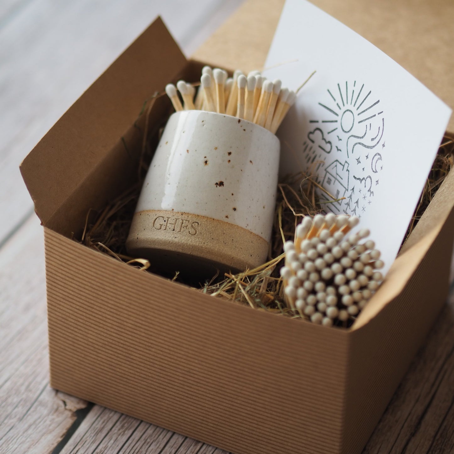 Match pot gift box