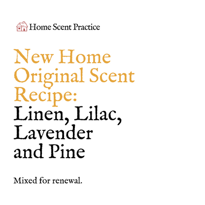 'New Home' Scented candle refill