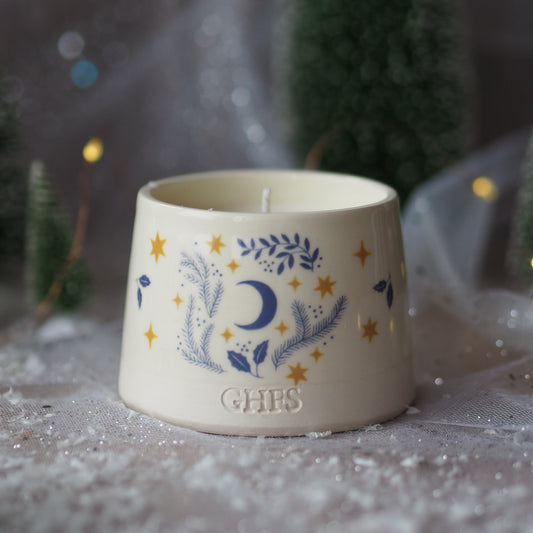 North Pole christmas candle