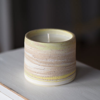 ‘Energise’ Refillable Scented Candle: Orange, Clary Sage & Peppermint