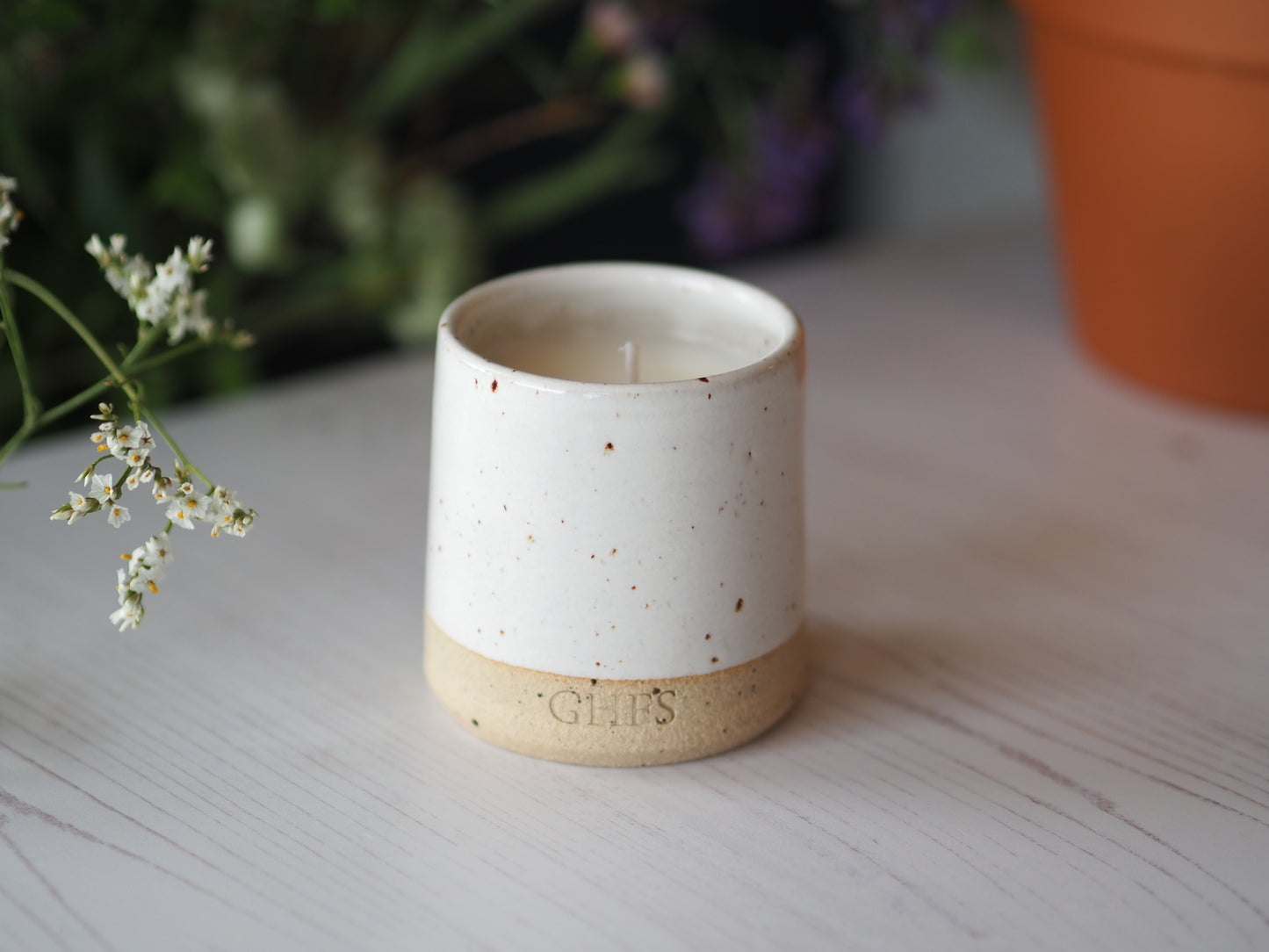 ‘March’ Refillable Scented Candle: Bluebell & Moss