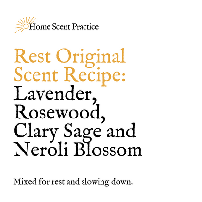 'Rest' Scented candle refill