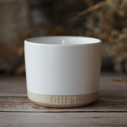 ‘Calm’ Refillable Scented Candle: Orange Blossom, Chamomile & Geranium