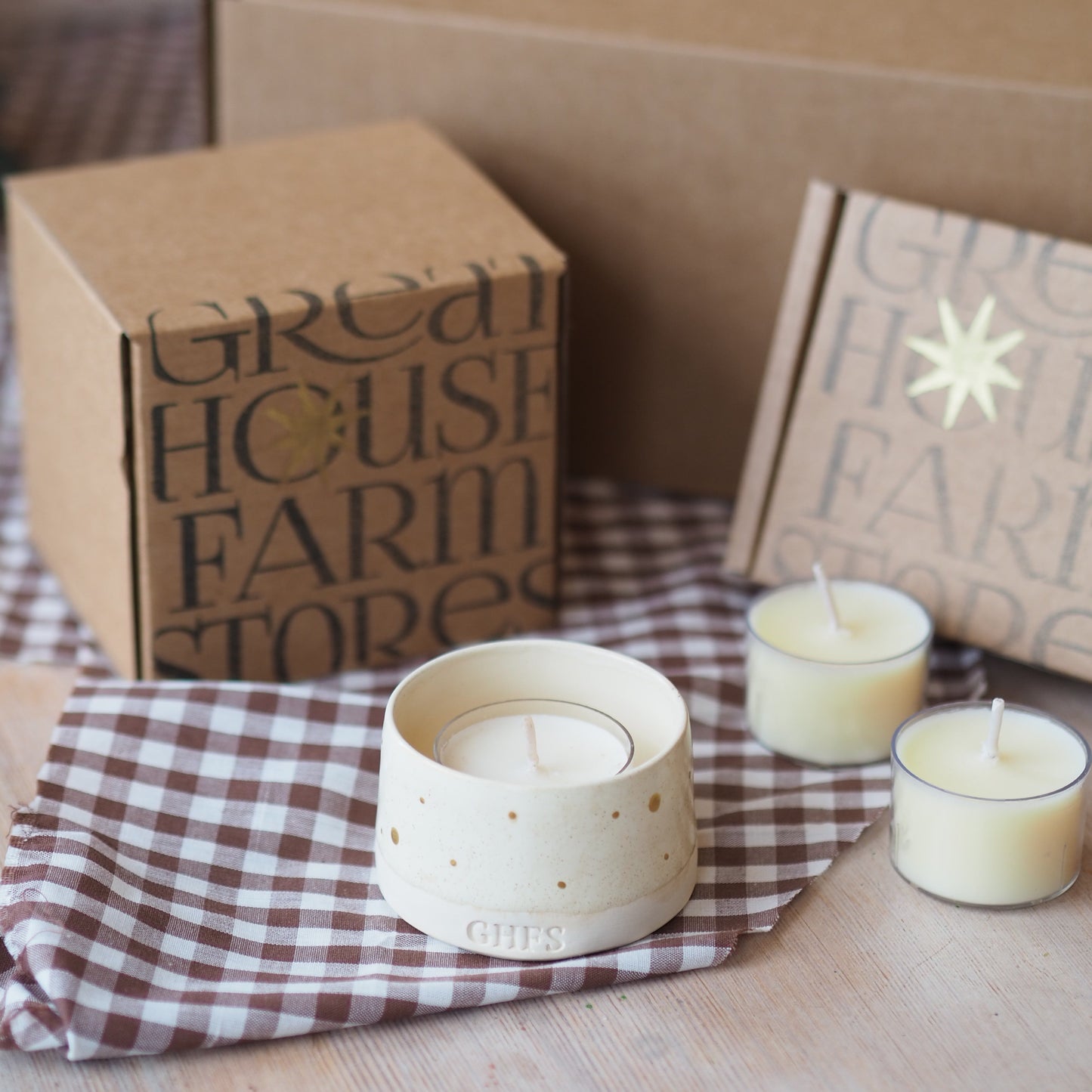 birds eye christmas tealight gift box