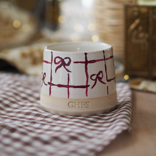 christmas candle tidings shot