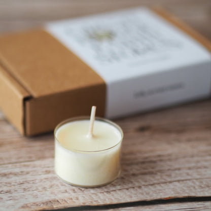 christmas tealight pack with box