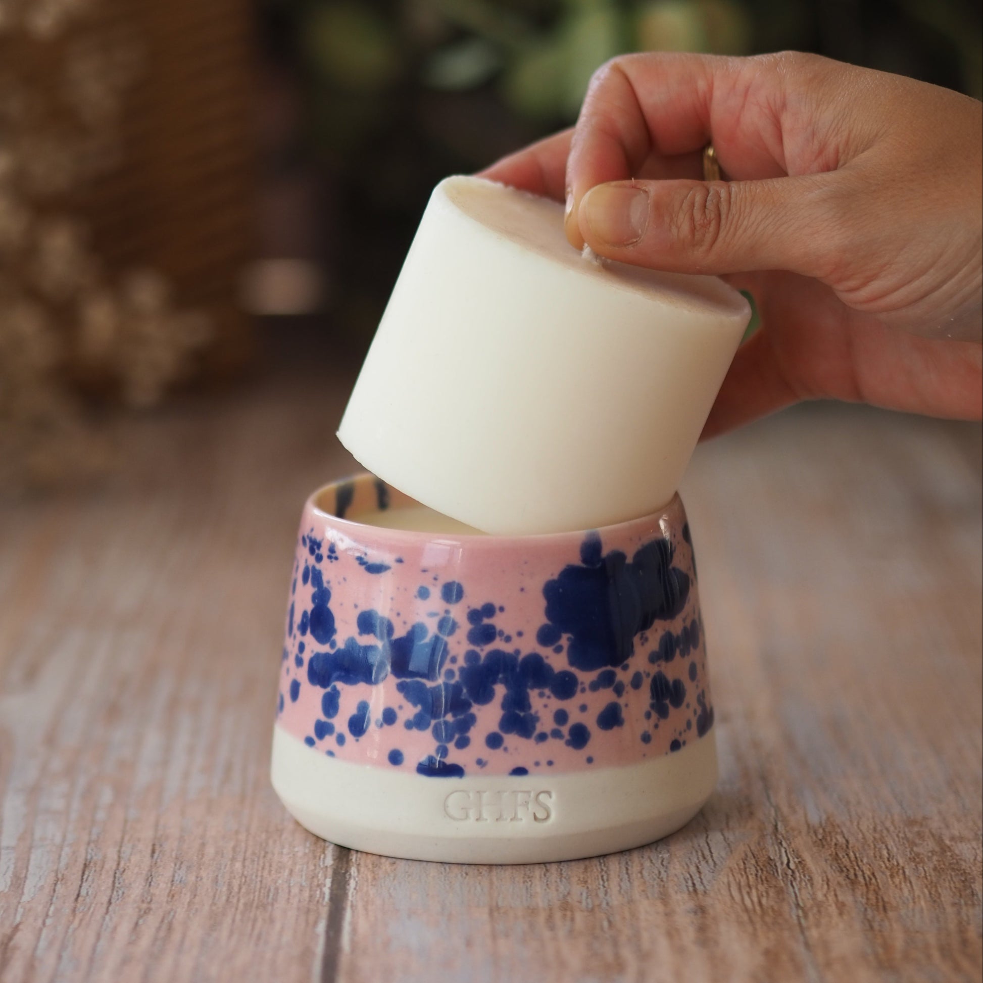 joy candle with candle refill