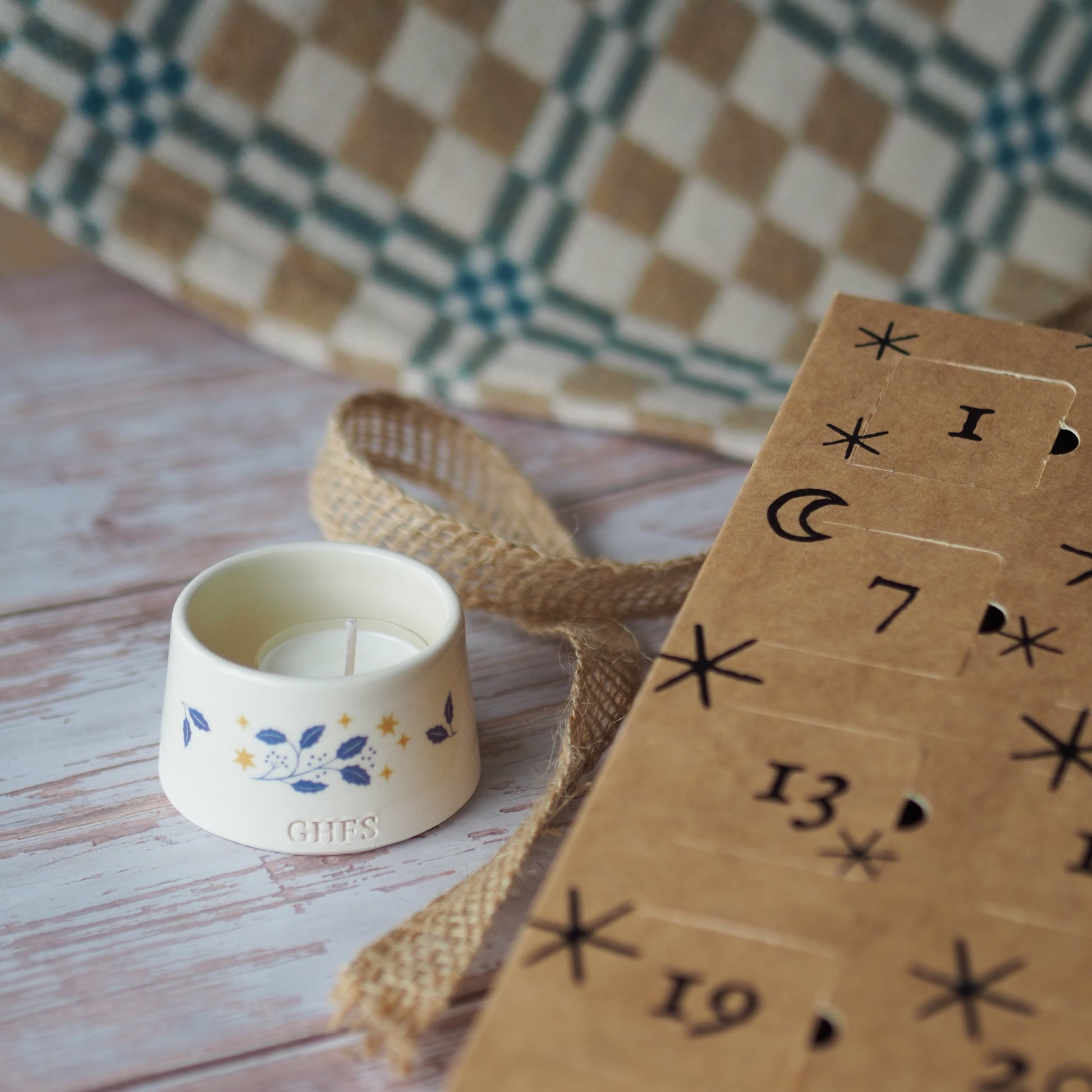 tealight advent calendar portrait
