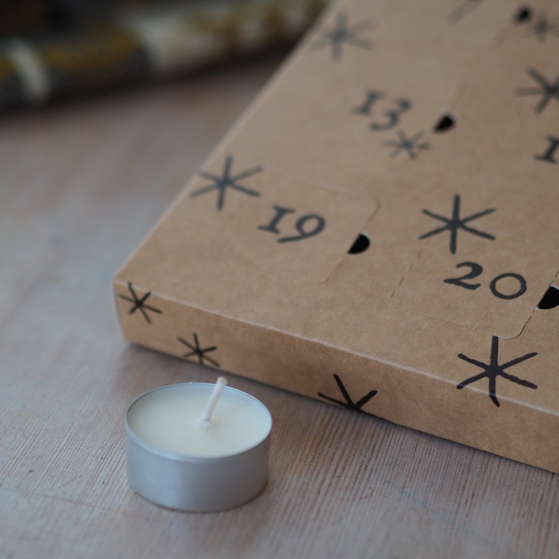 tealight from advent calender